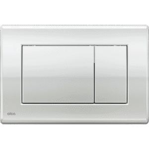PLACA DUPLA DESCARGA M271 CROMADA ALCAPLAST